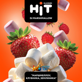 Заказать кальянный табак BlackBurn HIT DJ Marshmallow (БлэкБерн Хит Маршмеллоу Клубника Земляника)30г онлайн с доставкой всей России